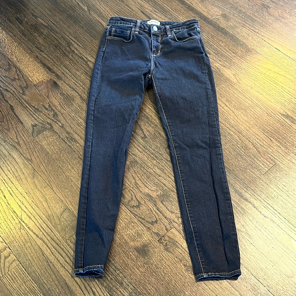 L’AGENCE Margot High Rise Skinny In Midnight Size 26 EUC